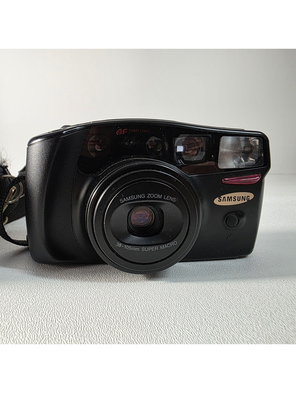 Samsung Maxima Zoom 105 35mm Point & Shoot Film Camera w/Case TESTED WORKING